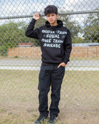 Greater Than Equal Hoodie | Black