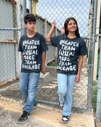 Greater Than Equal | Distressed Black