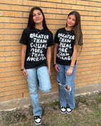 Greater Than Equal | Distressed Black