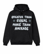 Greater Than Equal Hoodie | Black