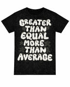 Greater Than Equal | Distressed Black