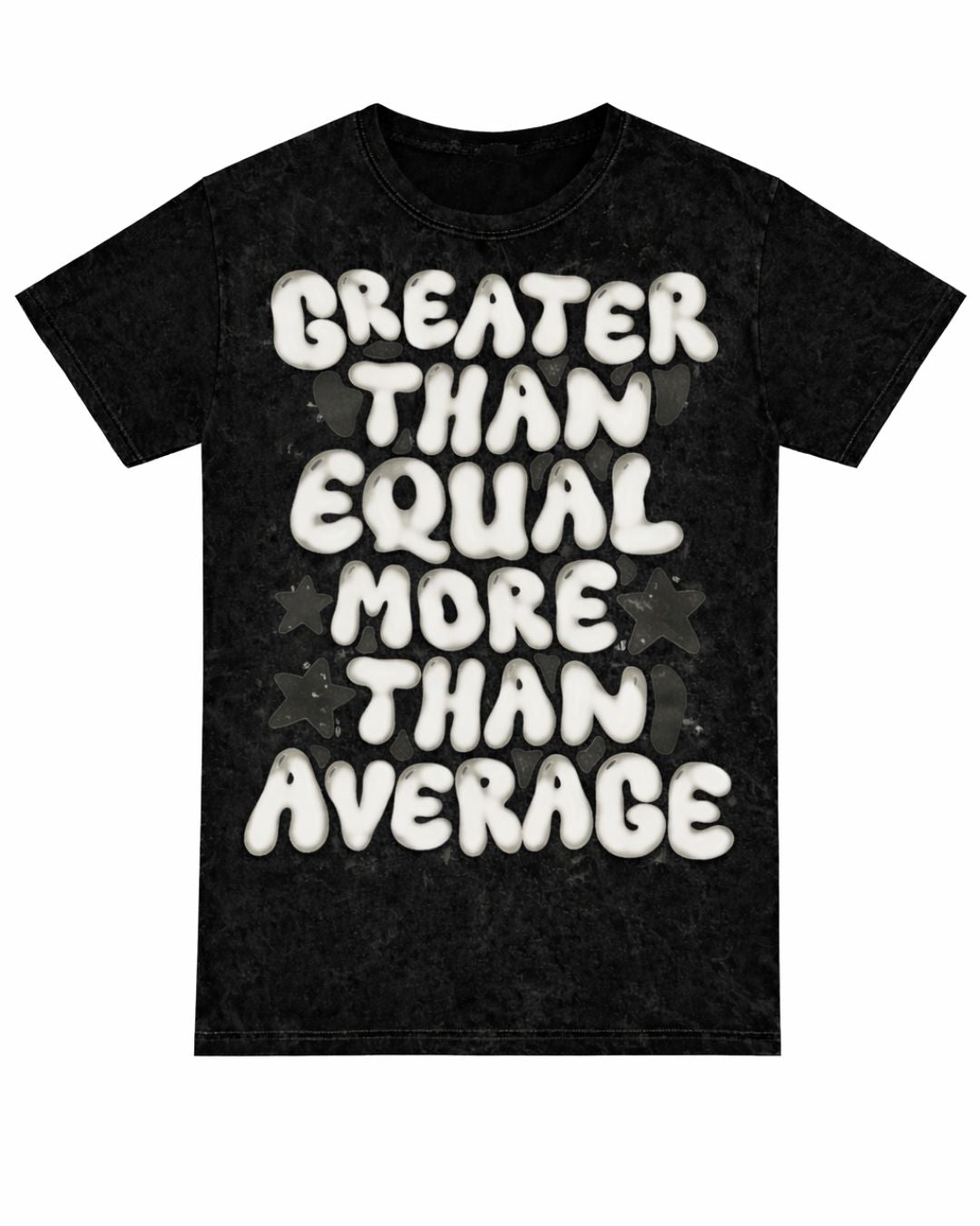 Greater Than Equal | Distressed Black